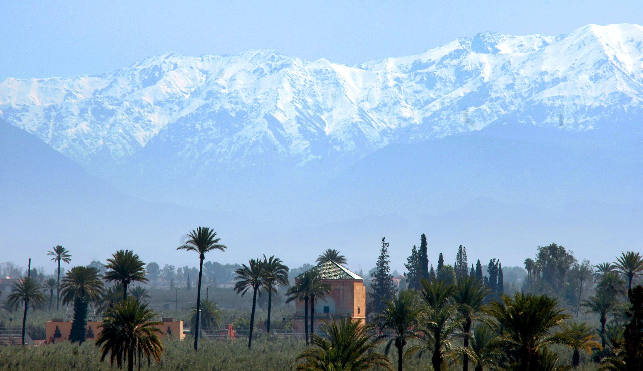 atlas mountains from marrakech