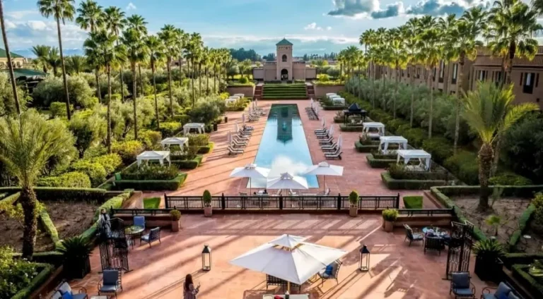 Luxurious hotels and resorts in Marrakech, showcasing the city's best attractions and stunning architecture.